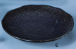 Тарелка круглая (Из серии чёрная керамика с эффектом под старину)