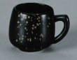 Чашка для чая (Из серии Чёрная керамика с бронзовыми каплями)