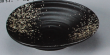 Тарелка глубокая (Из серии Чёрная керамика с бронзовыми каплями)