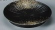 Тарелка (Из серии Чёрная керамика с бронзовыми каплями)