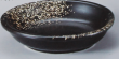 Тарелка глубокая(Из серии Чёрная керамика с бронзовыми каплями)